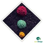 Tablou licheni multicolori cu sfere