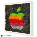 Tablou din licheni personalizat Apple