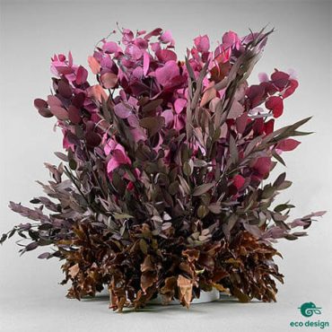 Buchet cu flori stabilizate "DARK RUBY"