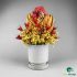 Buchet cu flori stabilizate "YELLOW VIBE"