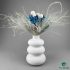 Buchet cu flori stabilizate "FLUFFY BLUE"